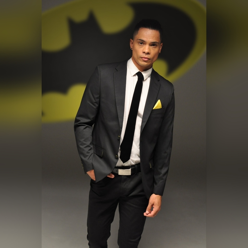 Hero Within Batman Blazer Size L Black Jacket DC Comics